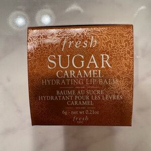 Fresh Caramel Lip Balm in Rich Brown